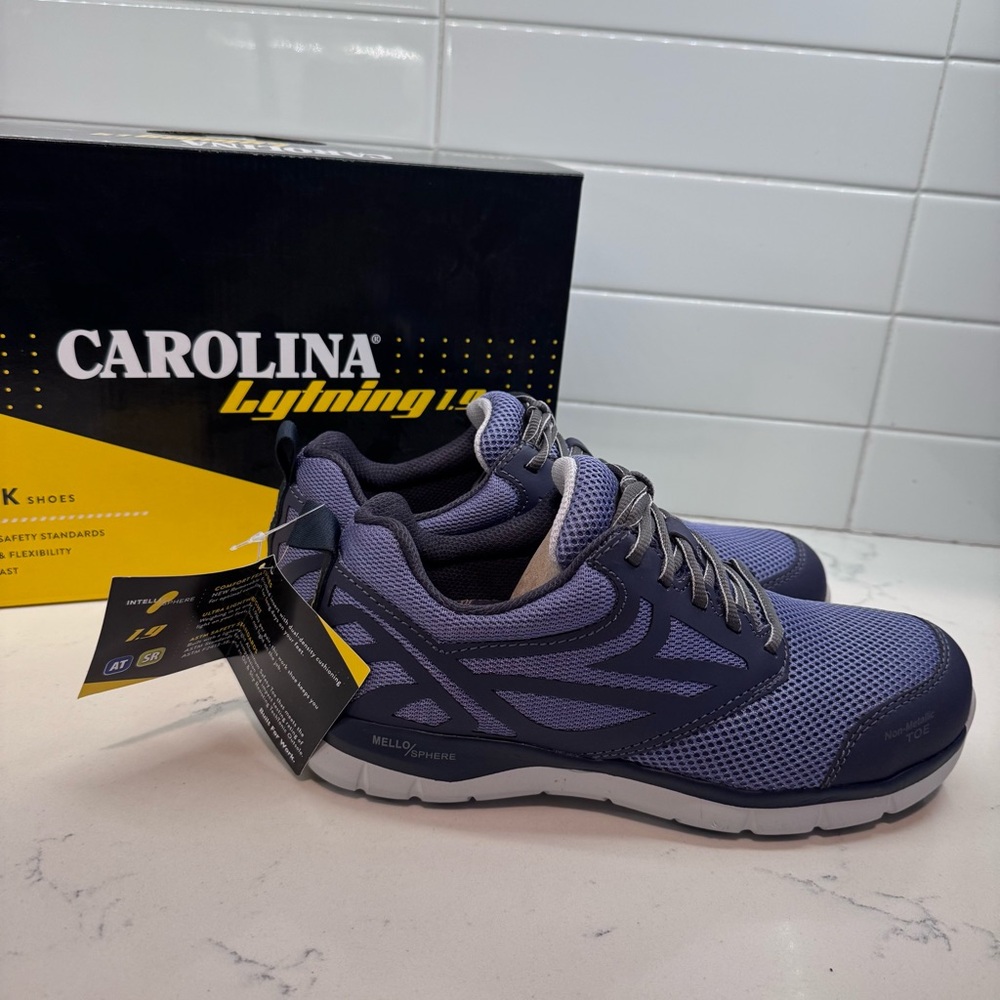 Carolina Lytning women’s lightweight athletic composite toe work shoe size 9